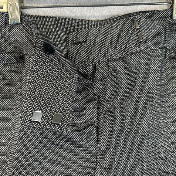 LAFAYETTE 148 NEW YORK Virgin Wool Blend Wide Straight Leg Pants Trousers size 8 - Picture 9 of 14